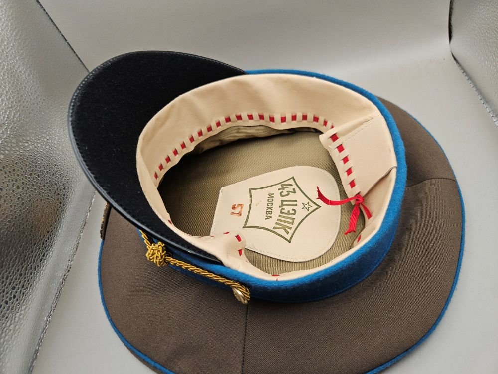 Soviet Cold War Air Force General's Visor Hat — image 6