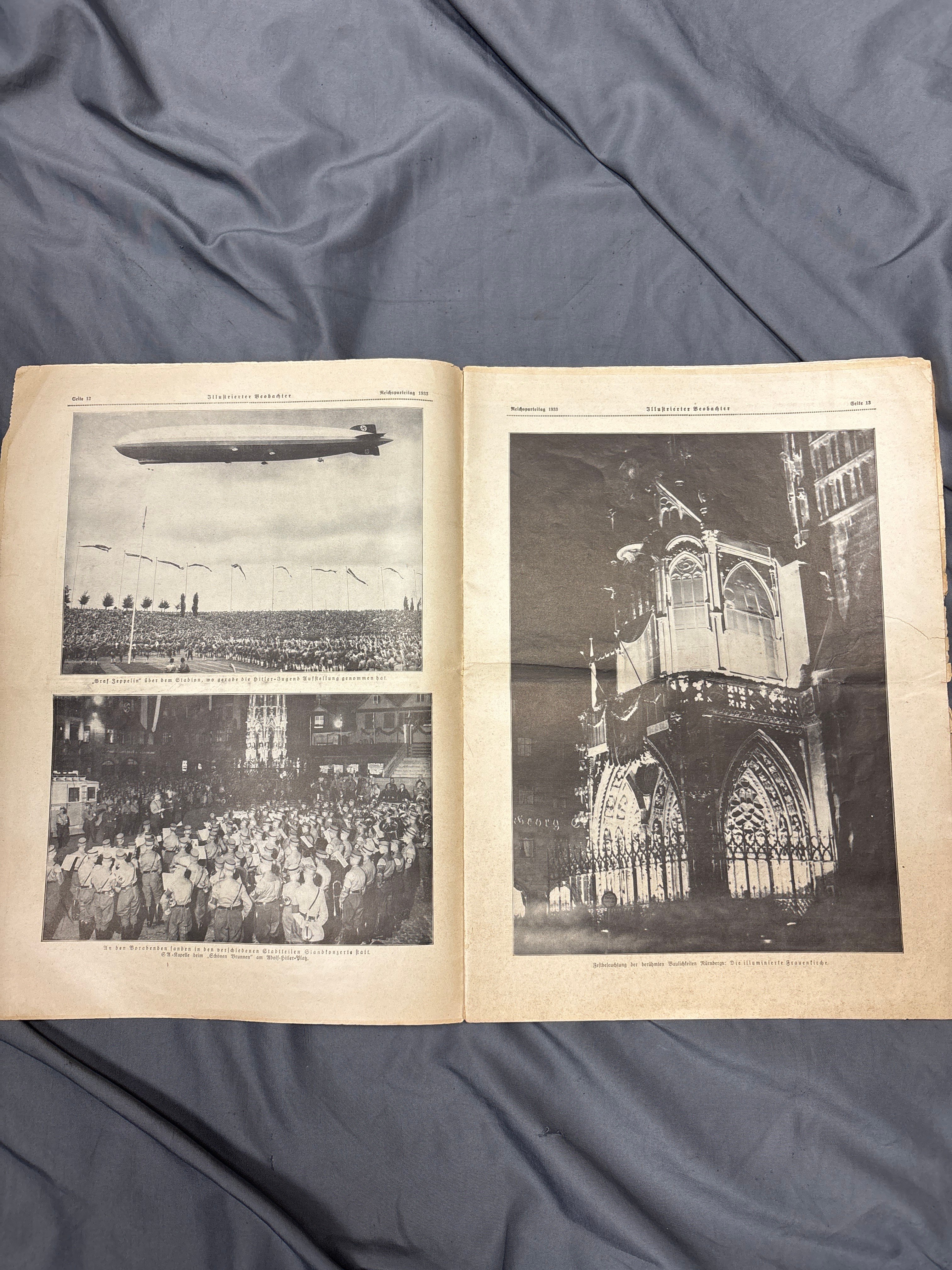 WWII German JB Illustrierter Beobachter 1933 Rally Special Edition — image 3