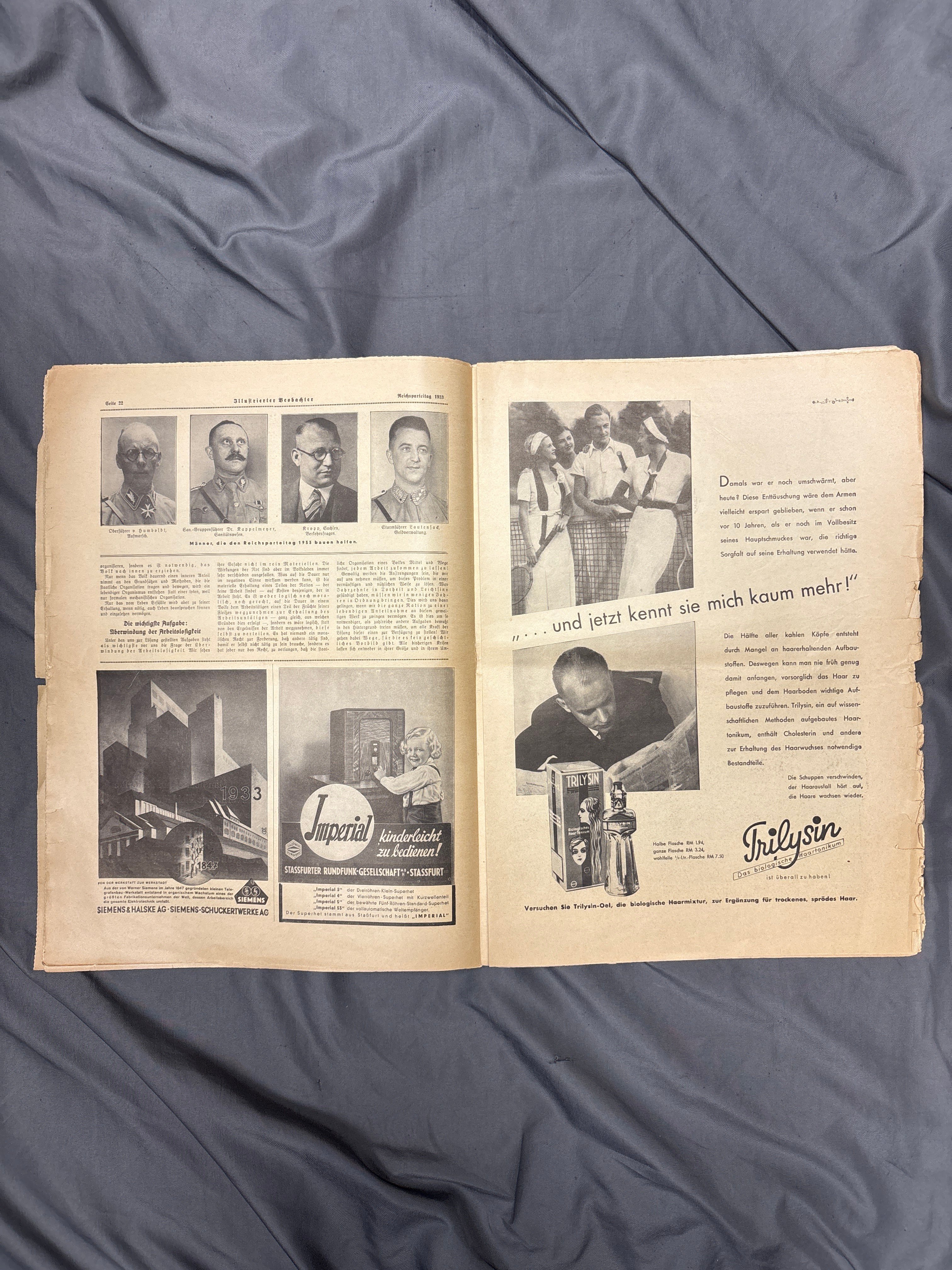 WWII German JB Illustrierter Beobachter 1933 Rally Special Edition — image 4