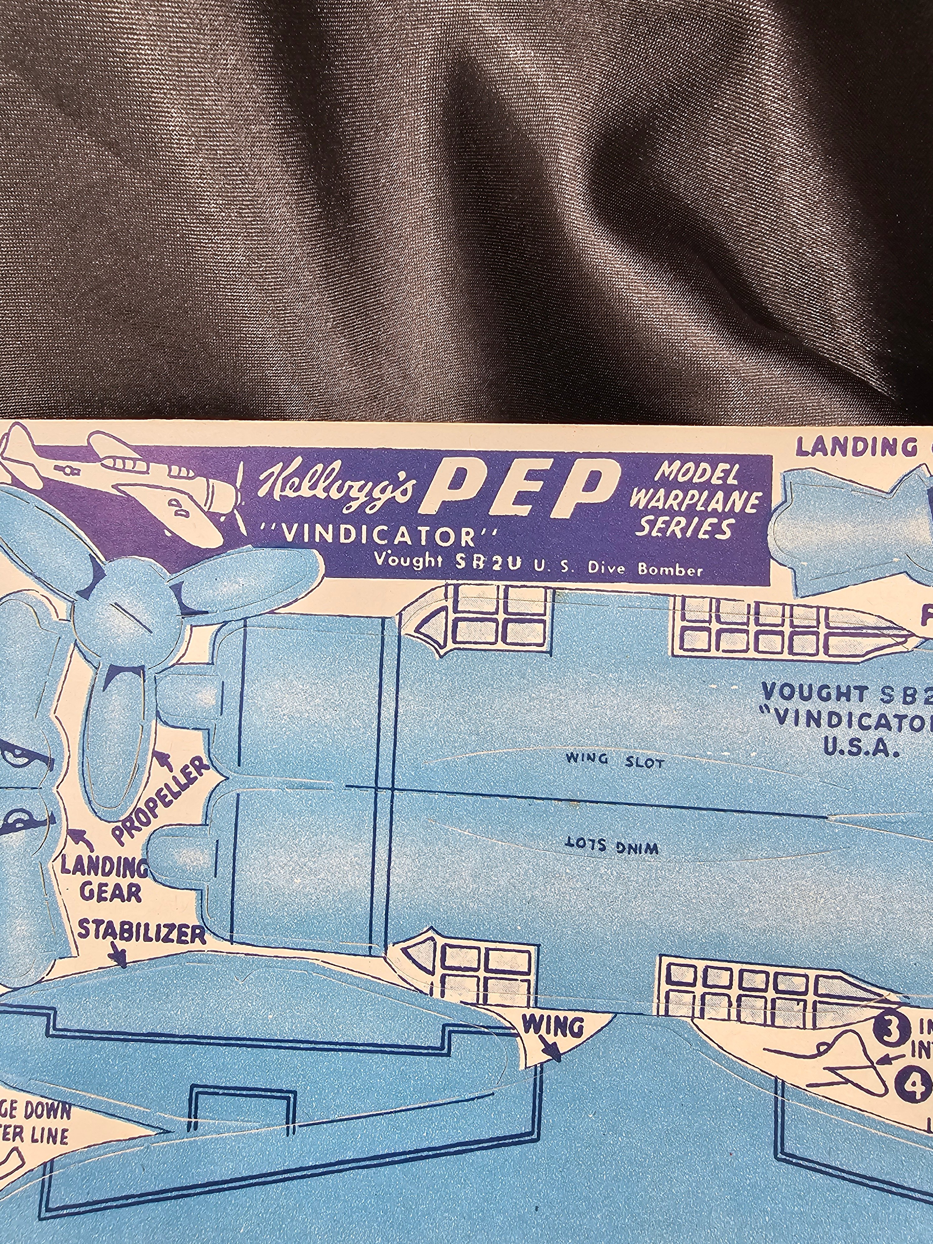 WWII KELLOGGS PEP CEREALS AIRPLANES (4) — image 3