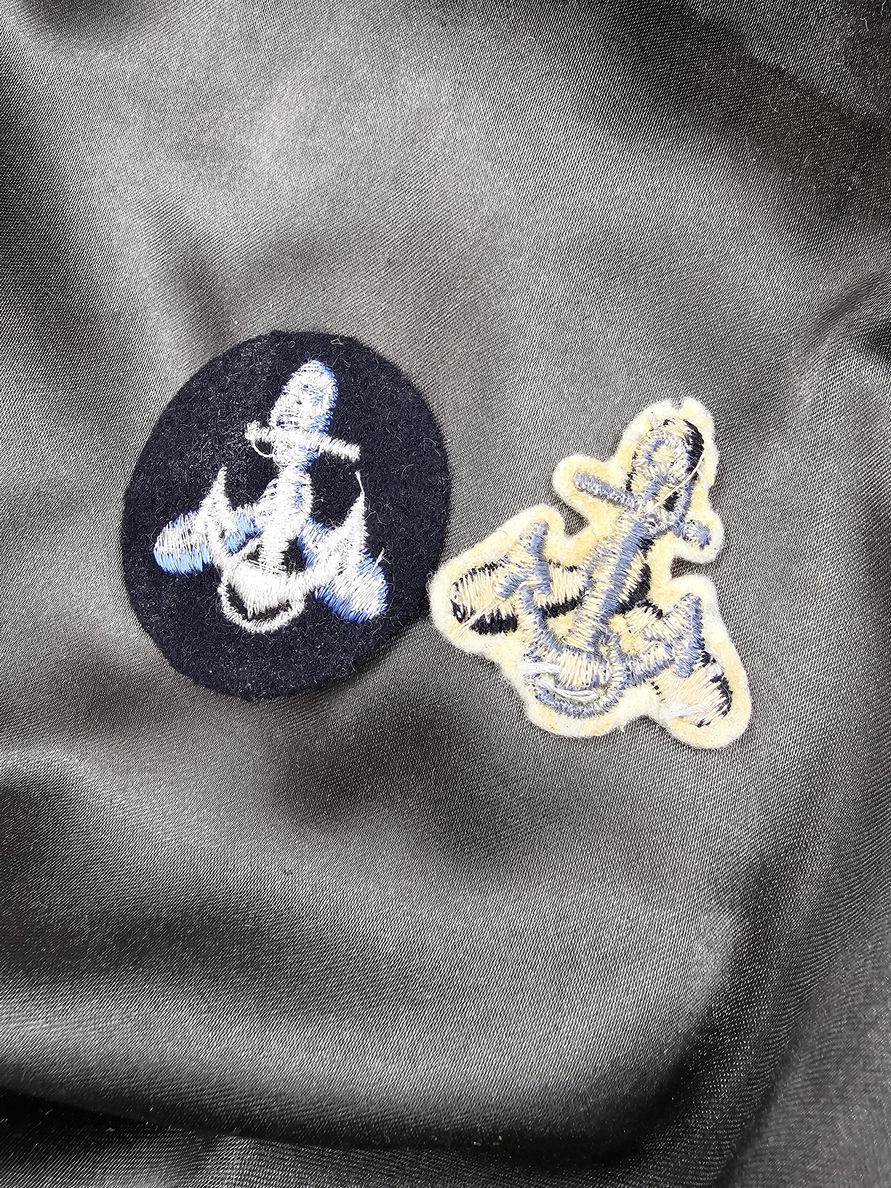 WWII US NAVY WAVES INSIGNIA DUO — image 2