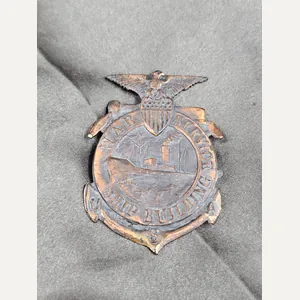 WWII WAR SERVICE SHIP BUILDING BADGE #147766