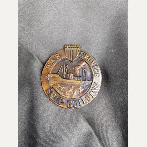 WWI SHIP BUILDING WAR SERVICES BADGE #23739