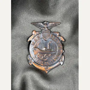 WWI WAR SERVICE SHIP BUILDING BADGE #82871