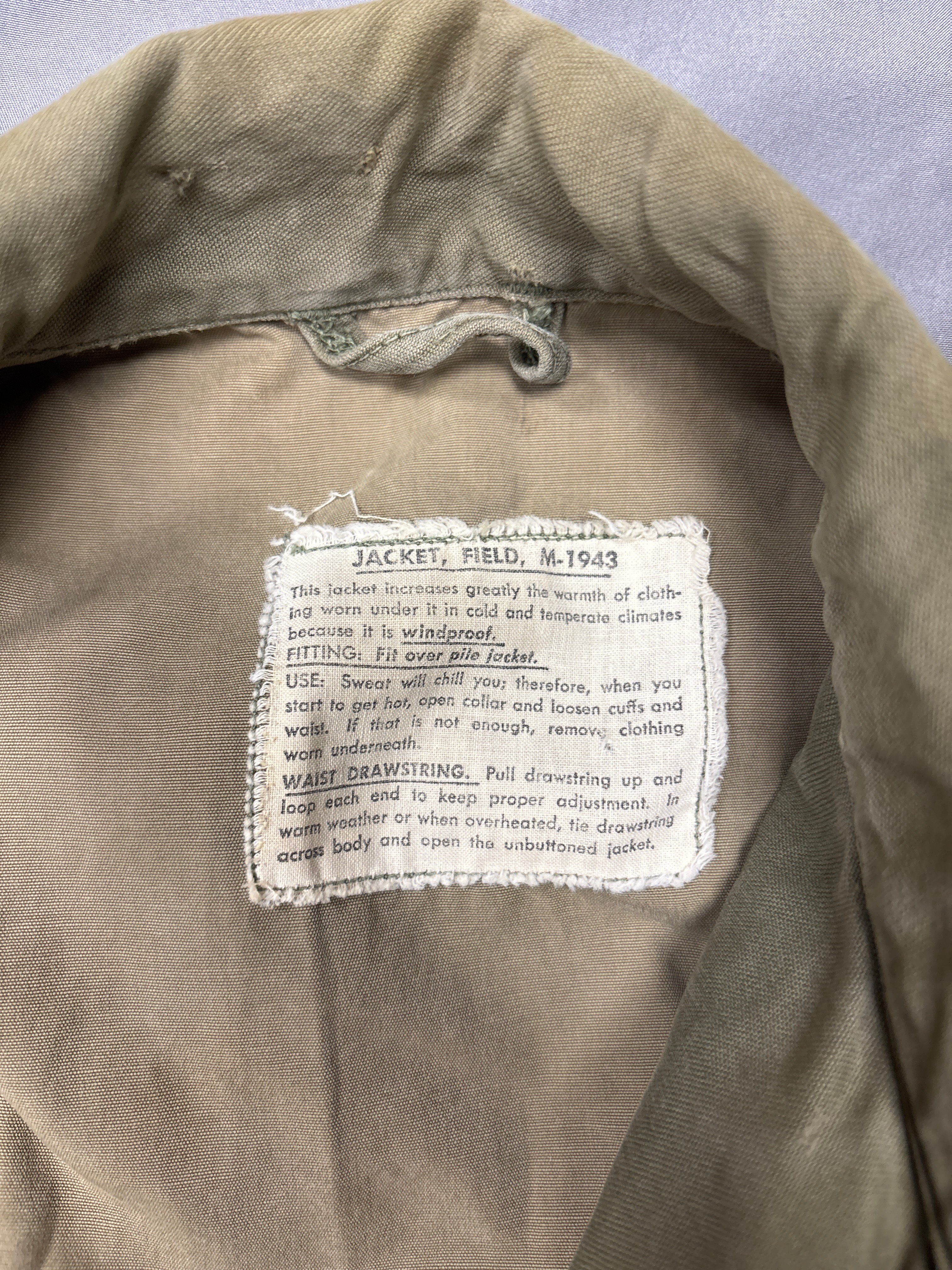 WWII US M43 FIELD JACKET — image 2