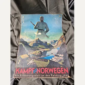 WWII GERMAN BATTLE OF NORWAY COMMEMORATIVE PUBLICATION