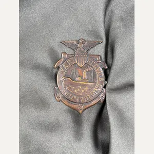 WWI WAR SERVICE SHIP BUILDING BADGE #77741
