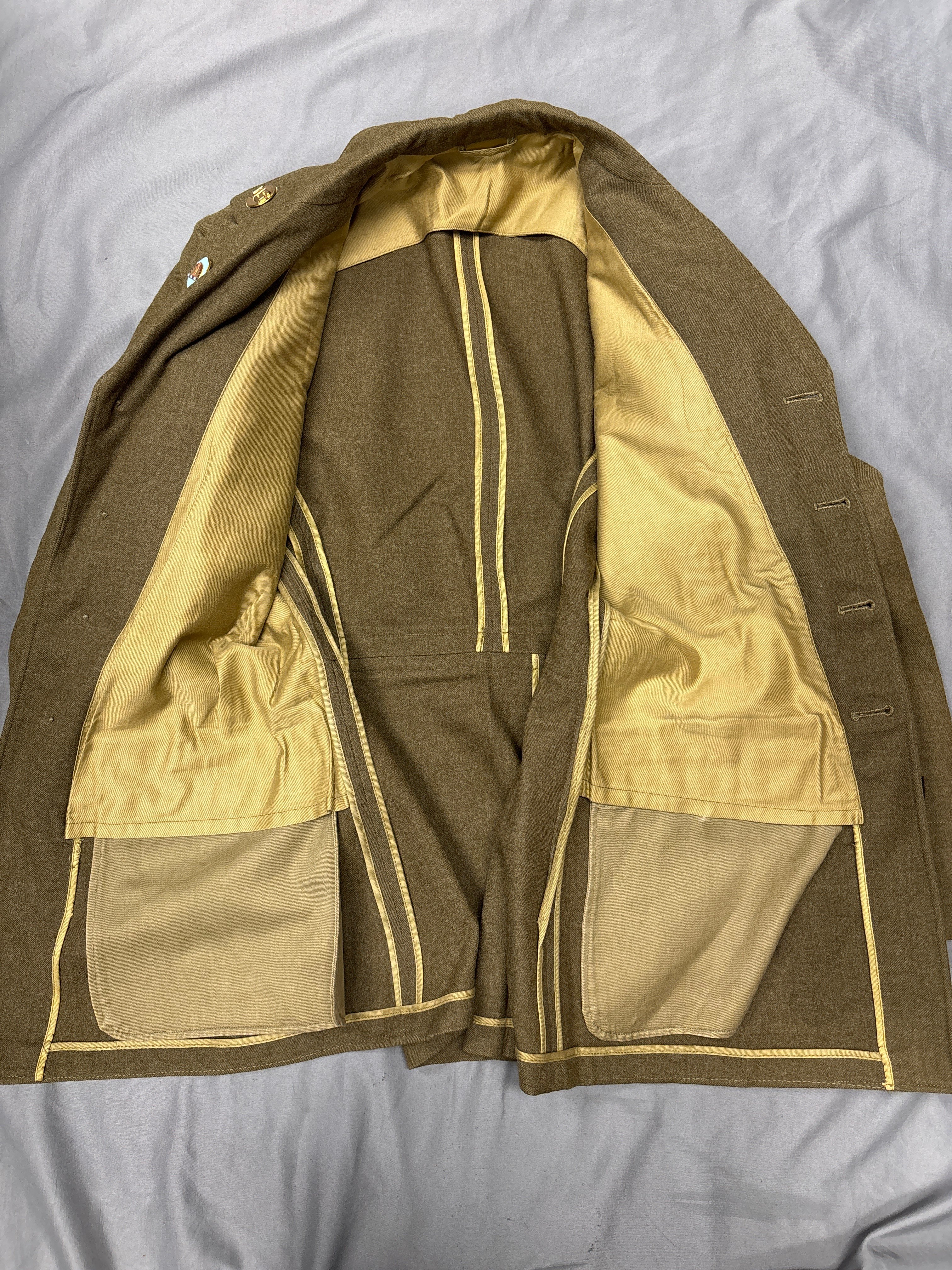WWII US ARMY ENLISTED 41ST INFANTRY DIVISION CLASS A JACKET — image 5