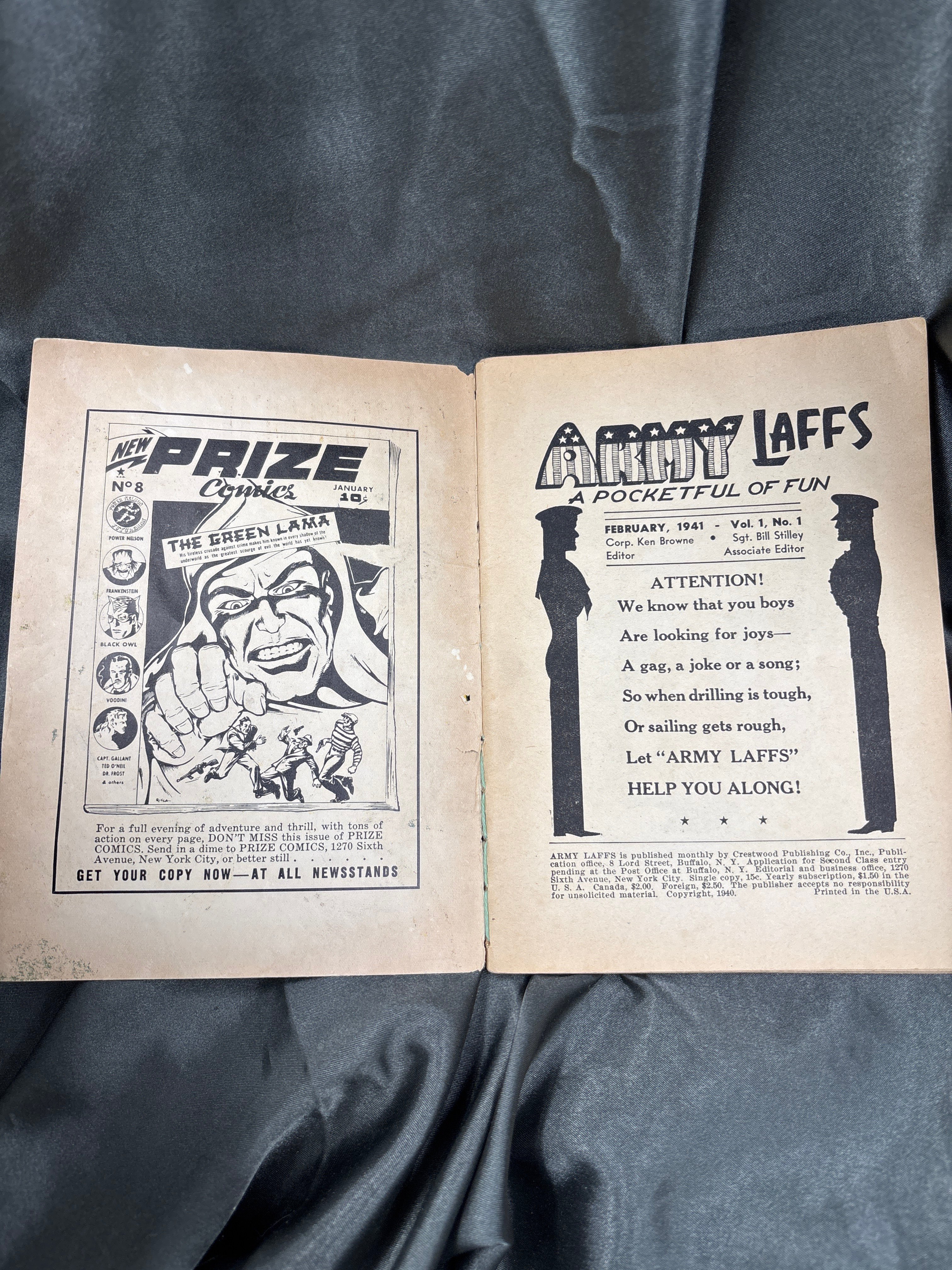 WWII ARMY LAFFS COMIC BOOK — image 2