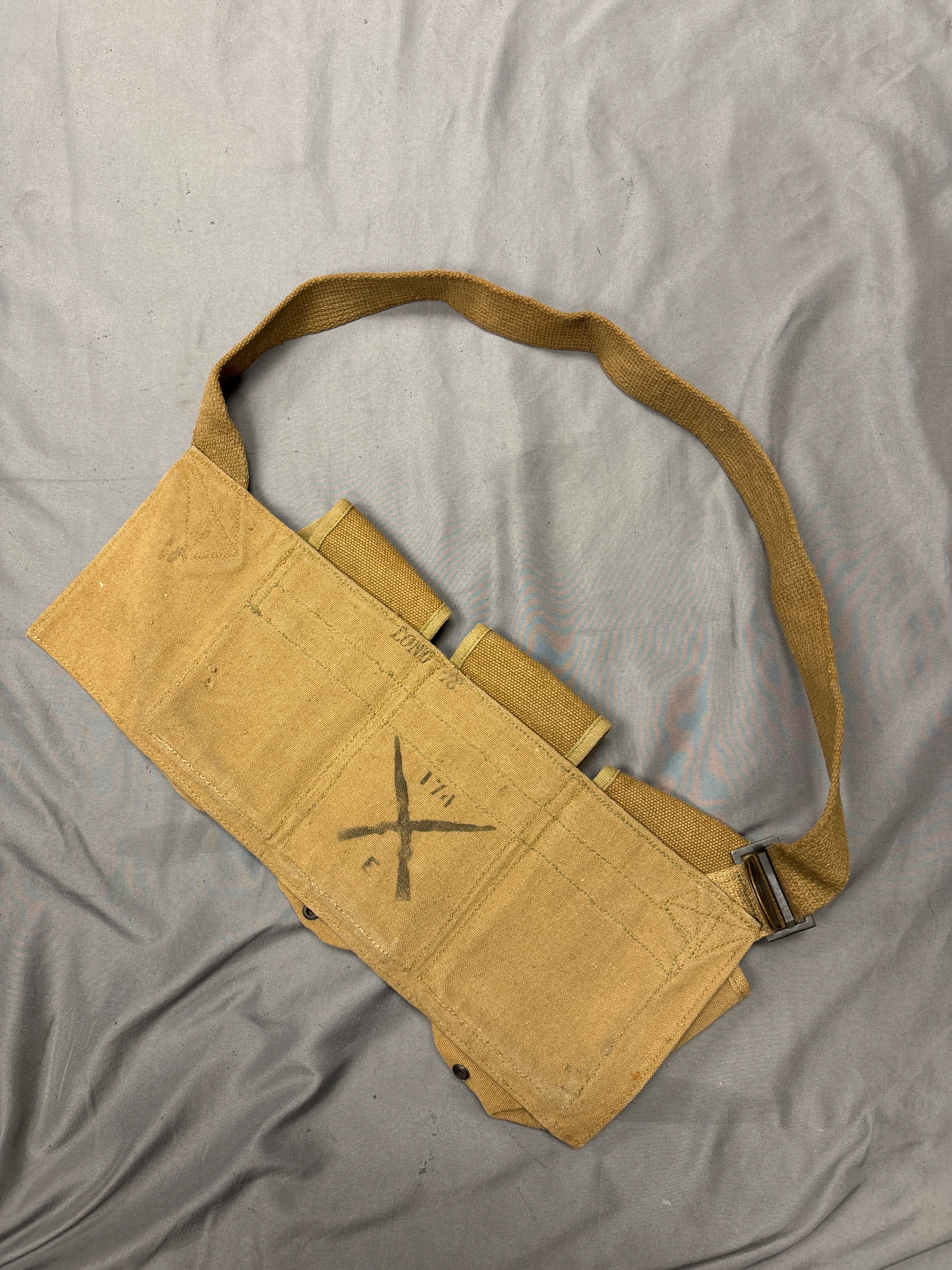 WWI BAR AMMUNITION BANDOLIER UNIT MARKED — image 4
