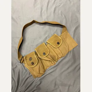 WWI BAR AMMUNITION BANDOLIER UNIT MARKED