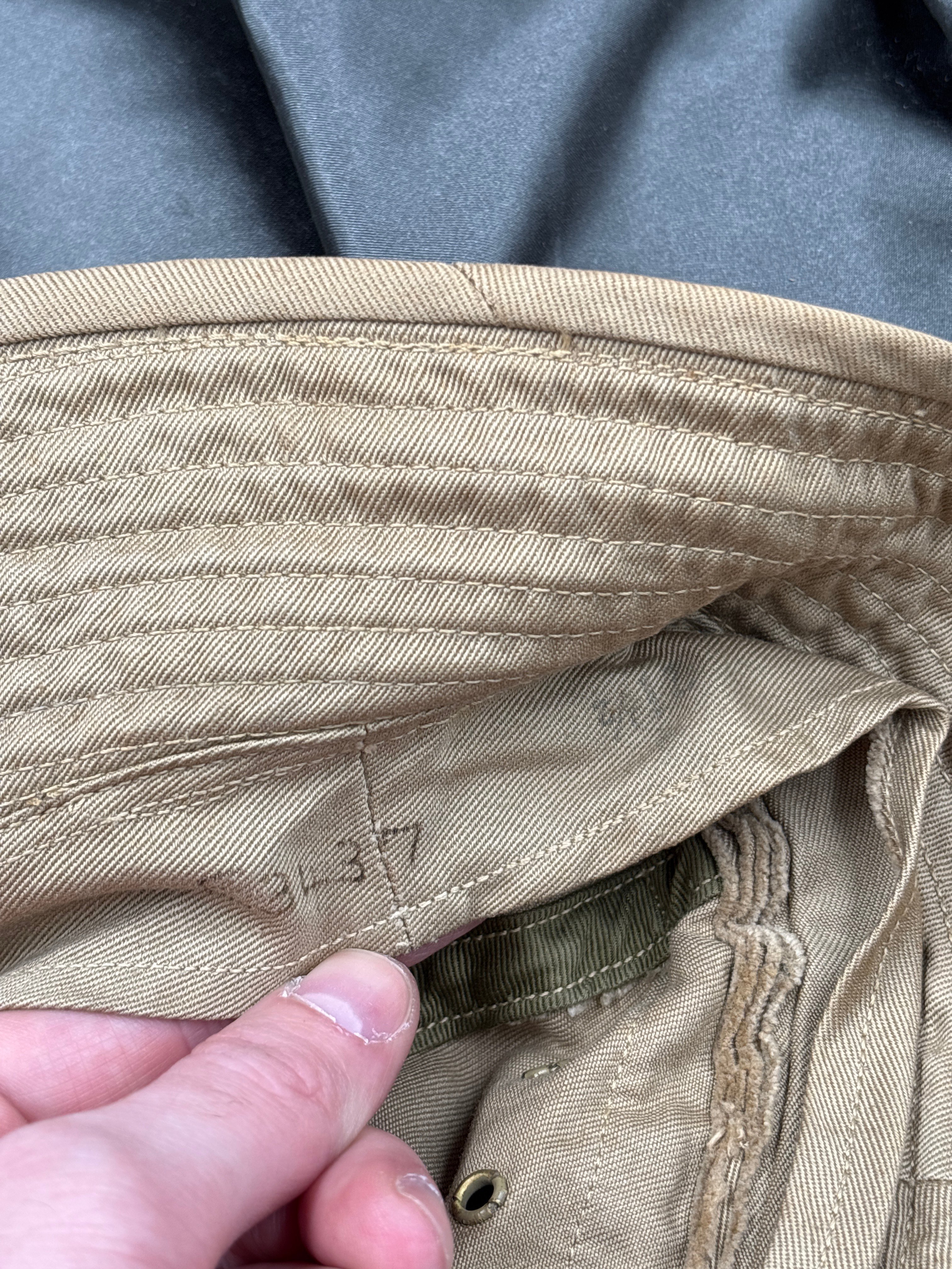 WWII US WOMEN'S ARMY CORP DAISY MAE HAT SIZE 21 1/2 — image 5