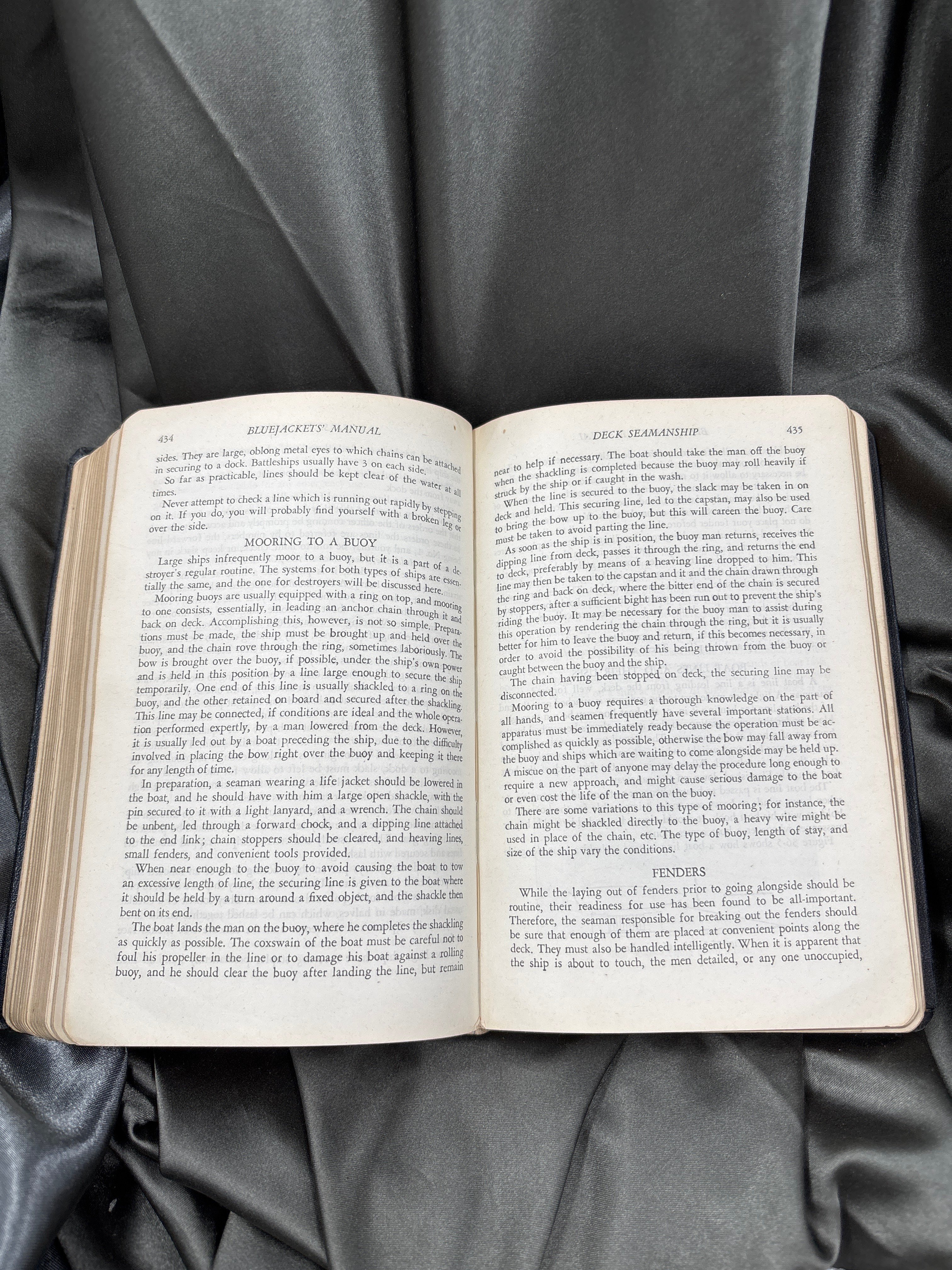 PRE-WWII US NAVY BLUE JACKET MANUAL — image 4