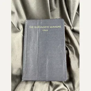 PRE-WWII US NAVY BLUE JACKET MANUAL