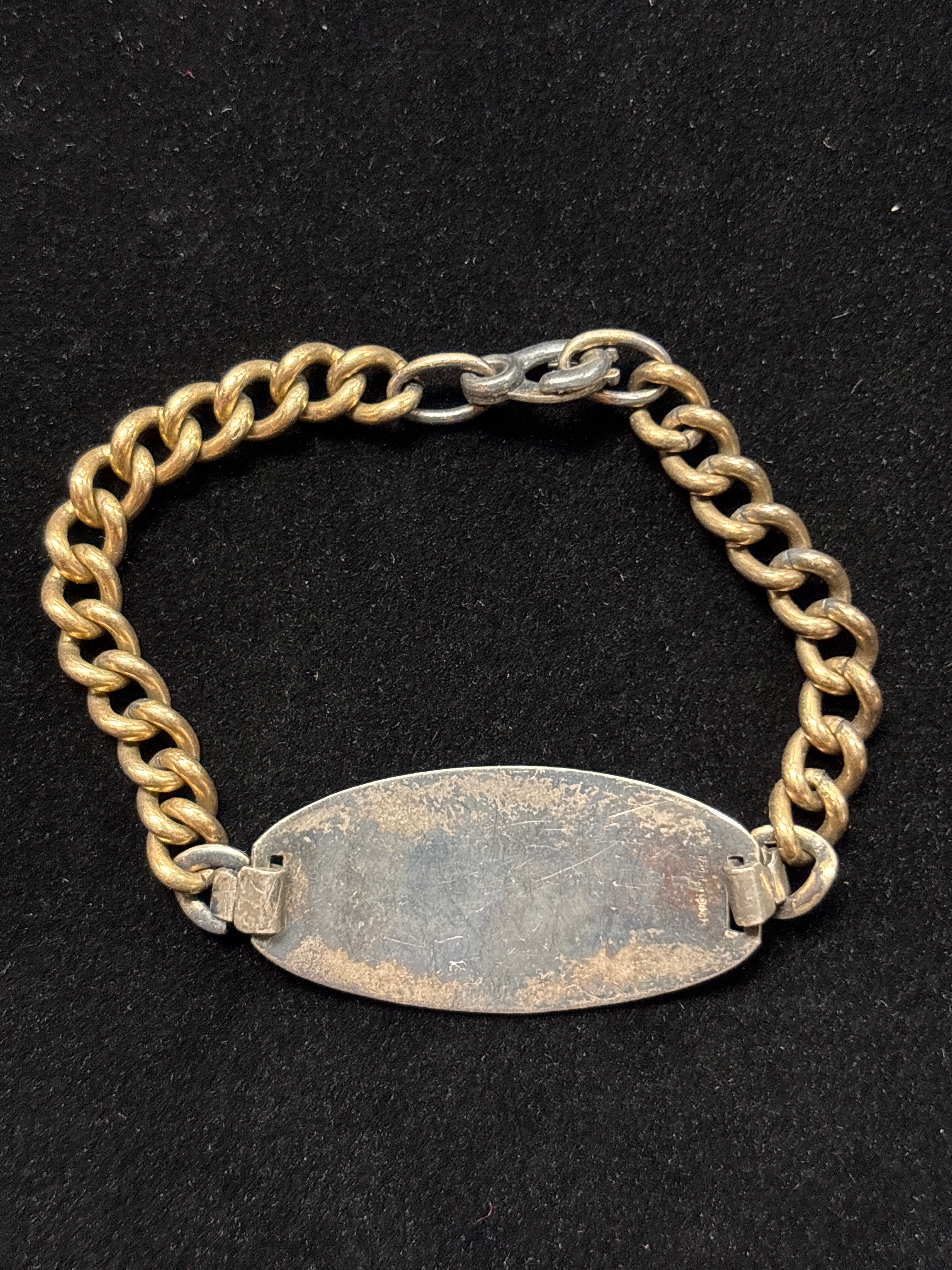 WWII US NAVY ID BRACELET — image 2