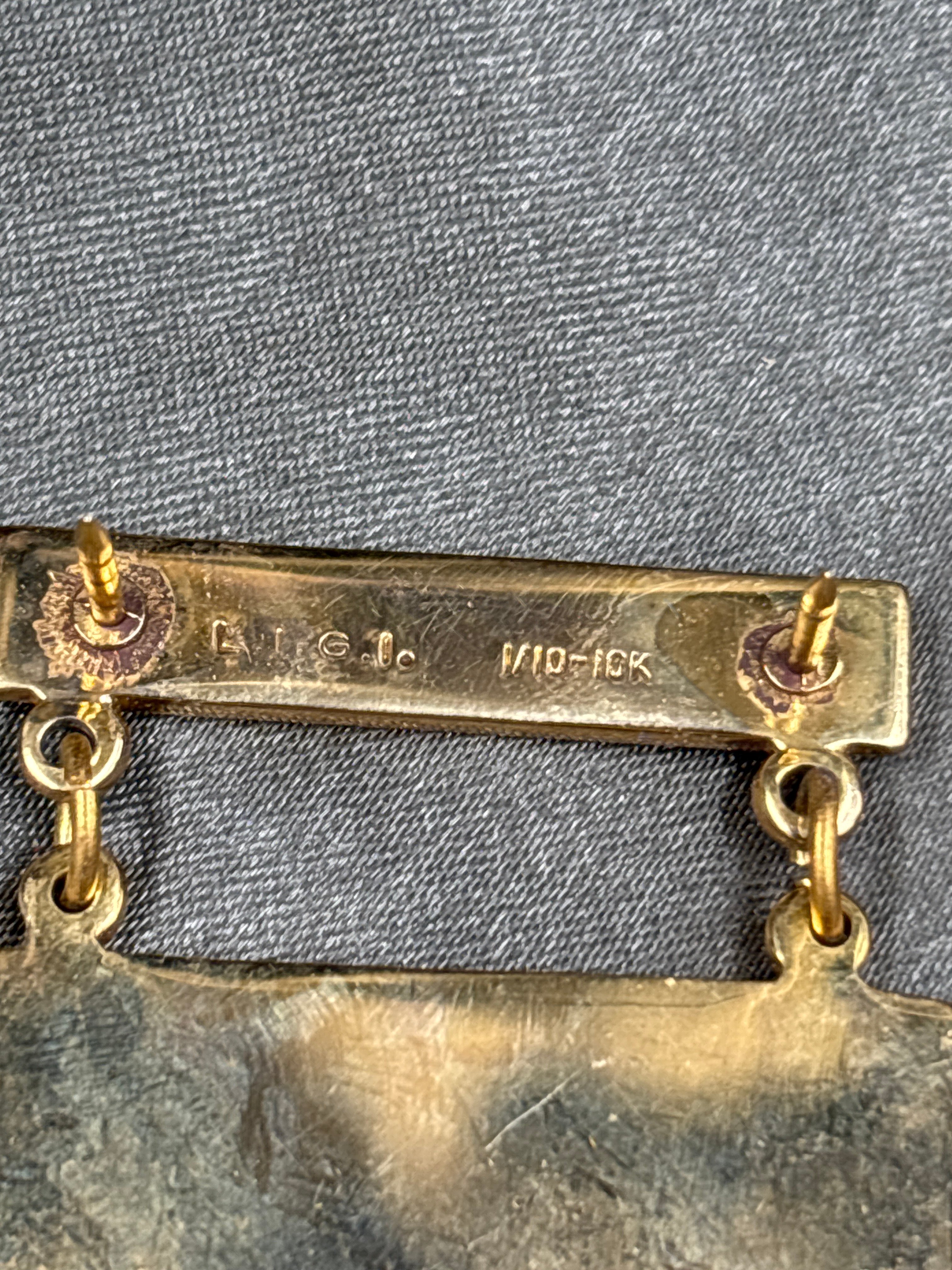 MARINE CORPS LLOYD TROPHY AWARD 10k GOLD — image 3