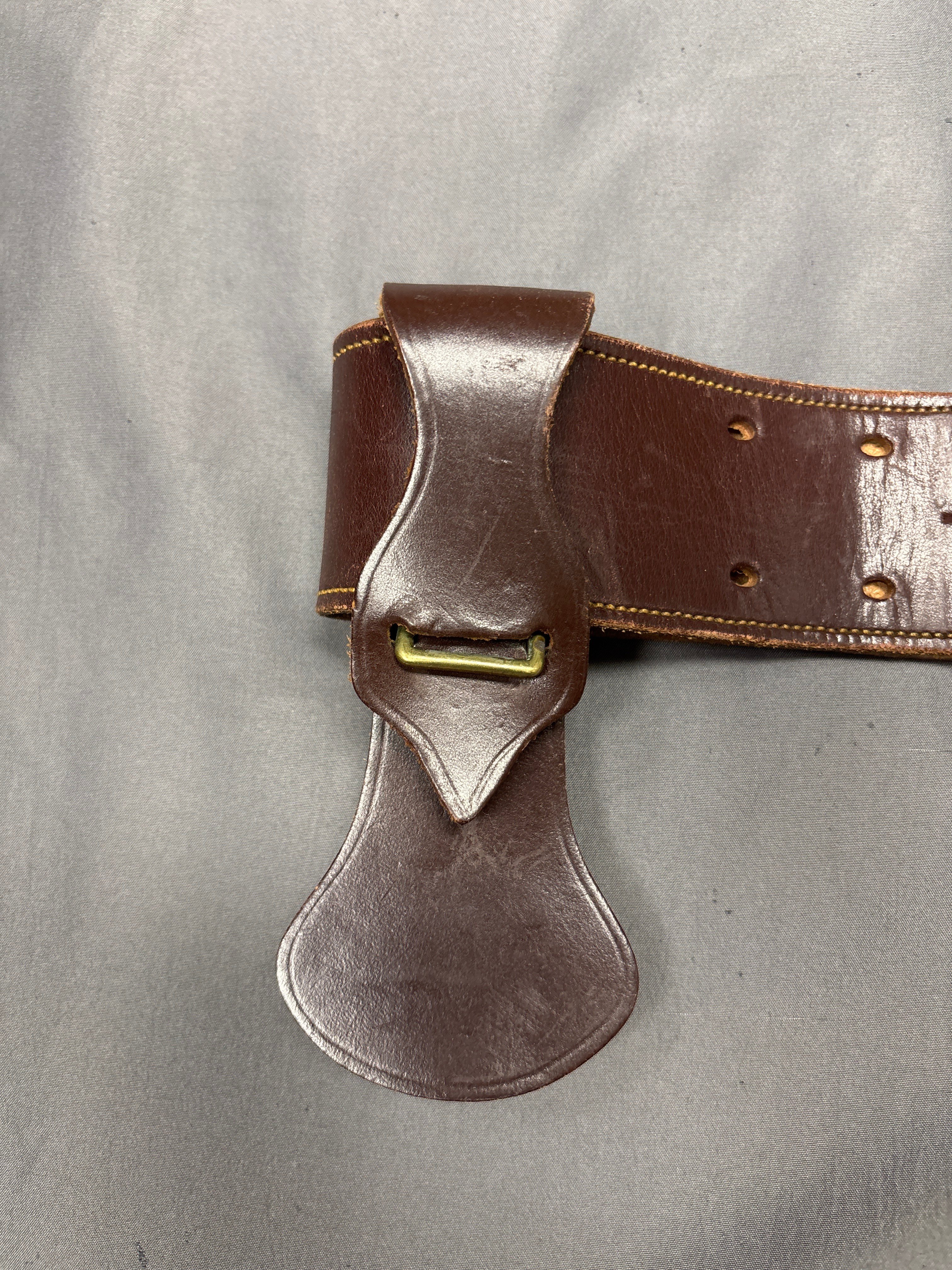 WWII ERA SAM BROWN OFFICER BELT — image 3