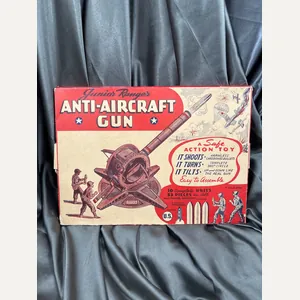 WWII ERA JUNIOR RANGER ANTI-AIRCRAFT GUN PAPER TOY