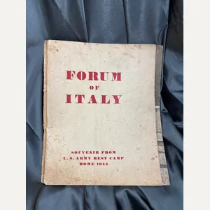 WWII ROME US ARMY REST CAMP BOOKLET