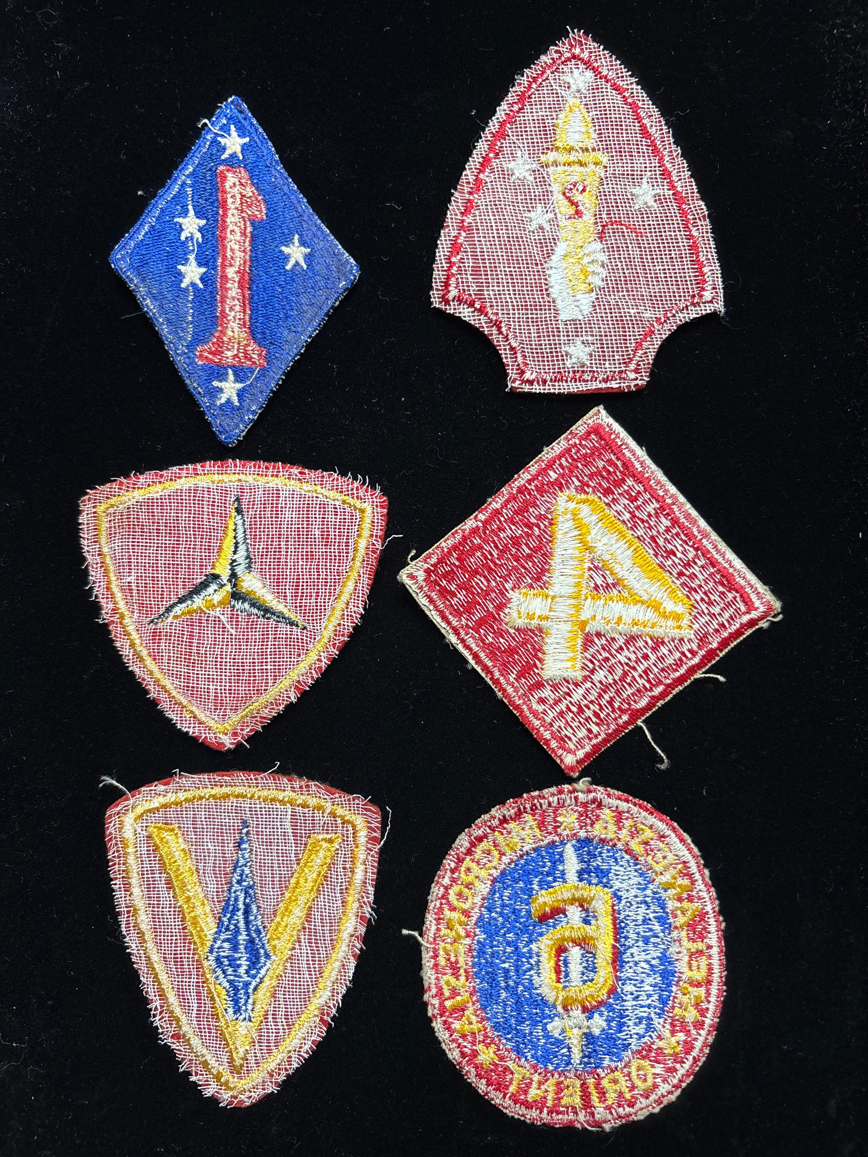 WWII ERA US MARINE CORPS DIVISION PATCHES — image 2
