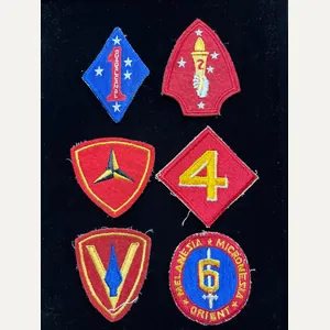 WWII ERA US MARINE CORPS DIVISION PATCHES