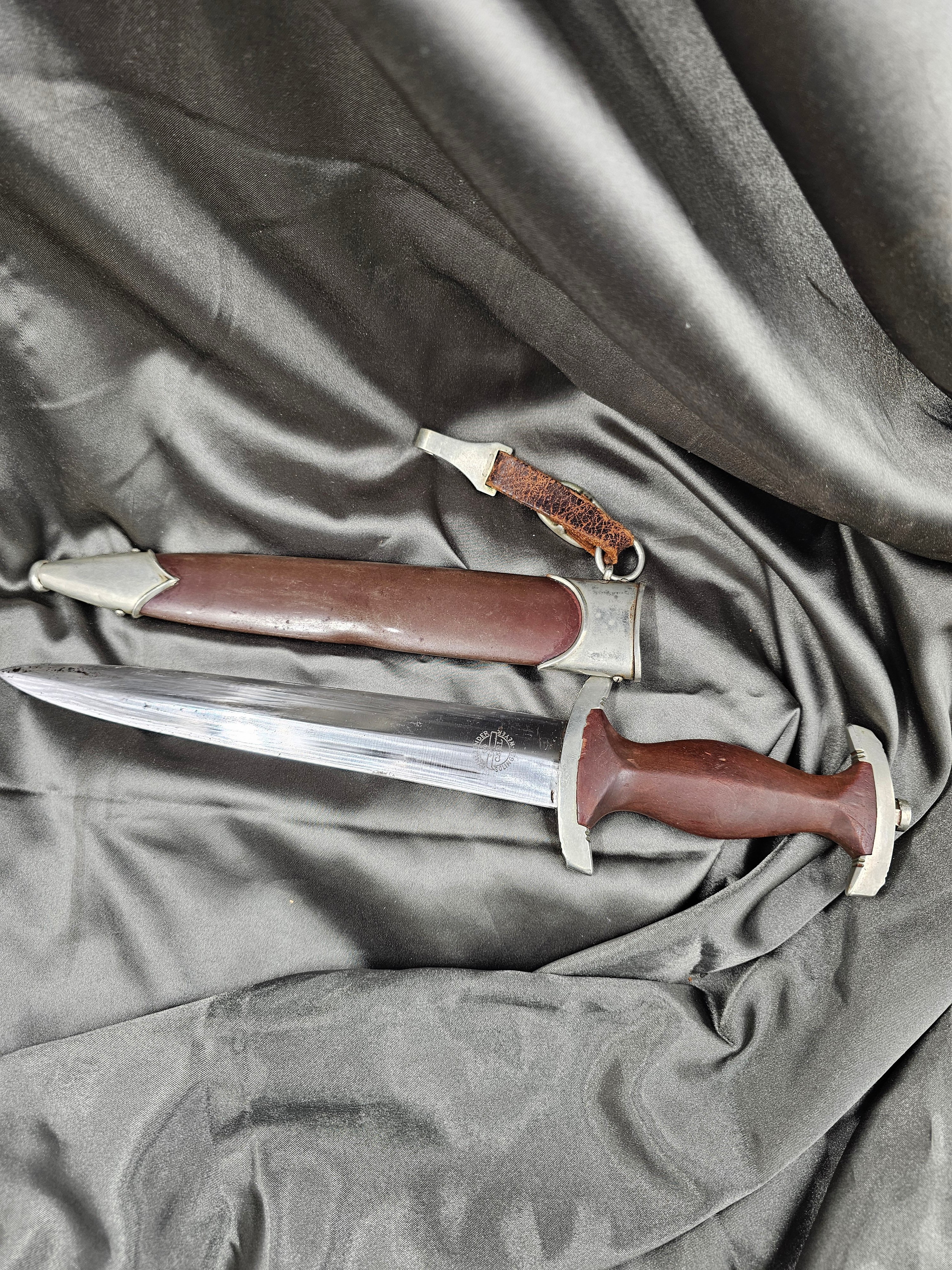RARE WWII GERMAN SA DAGGER BY CARL LINDER — image 7
