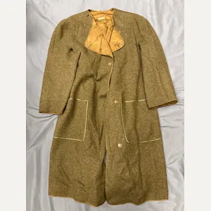 WWII WOMEN ARMY CORPS WOOL OVERCOAT LINER SIZE 16