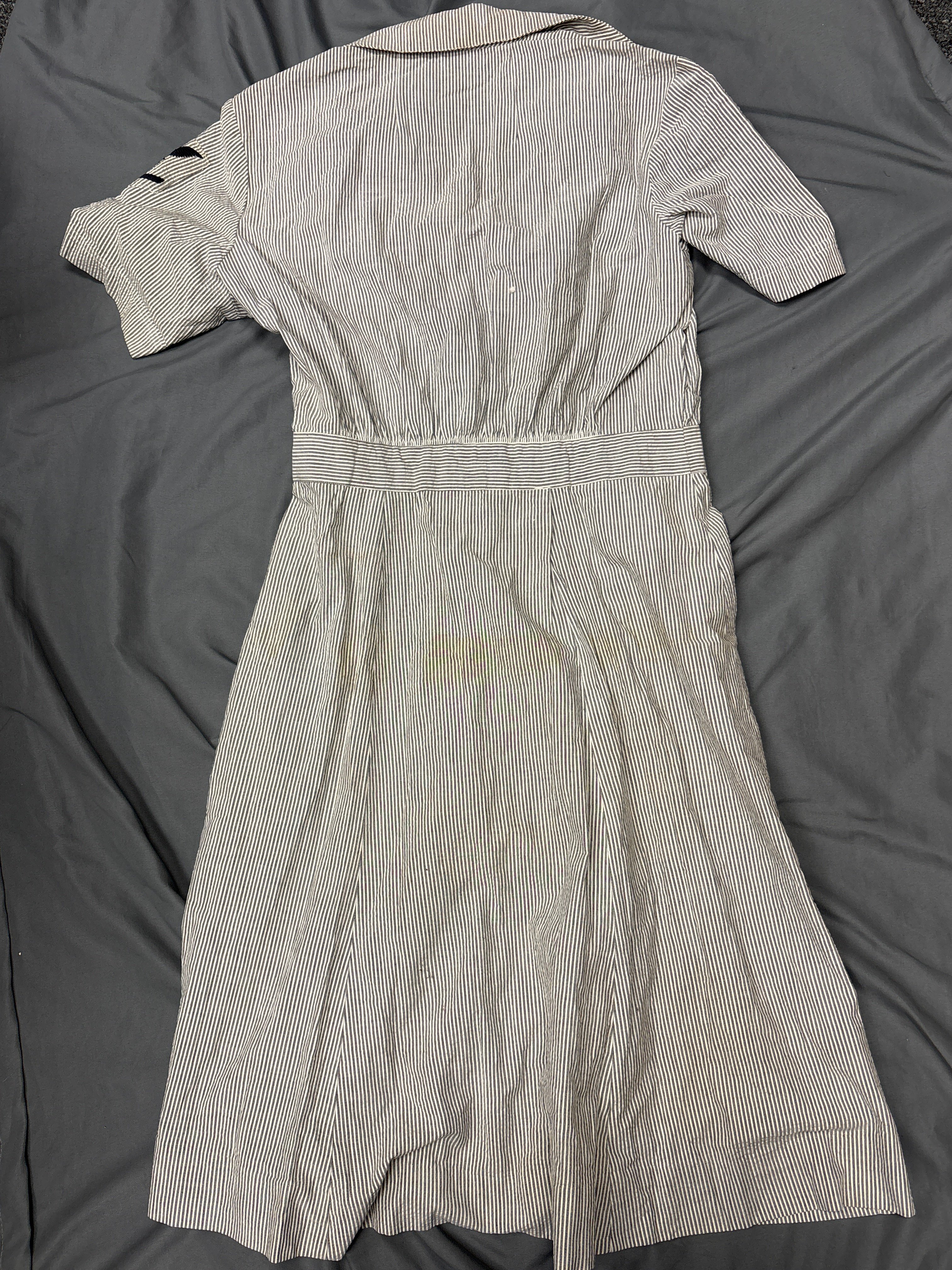 WWII US WOMEN COAST GUARD SPARS SEERSUCKER DRESS — image 5