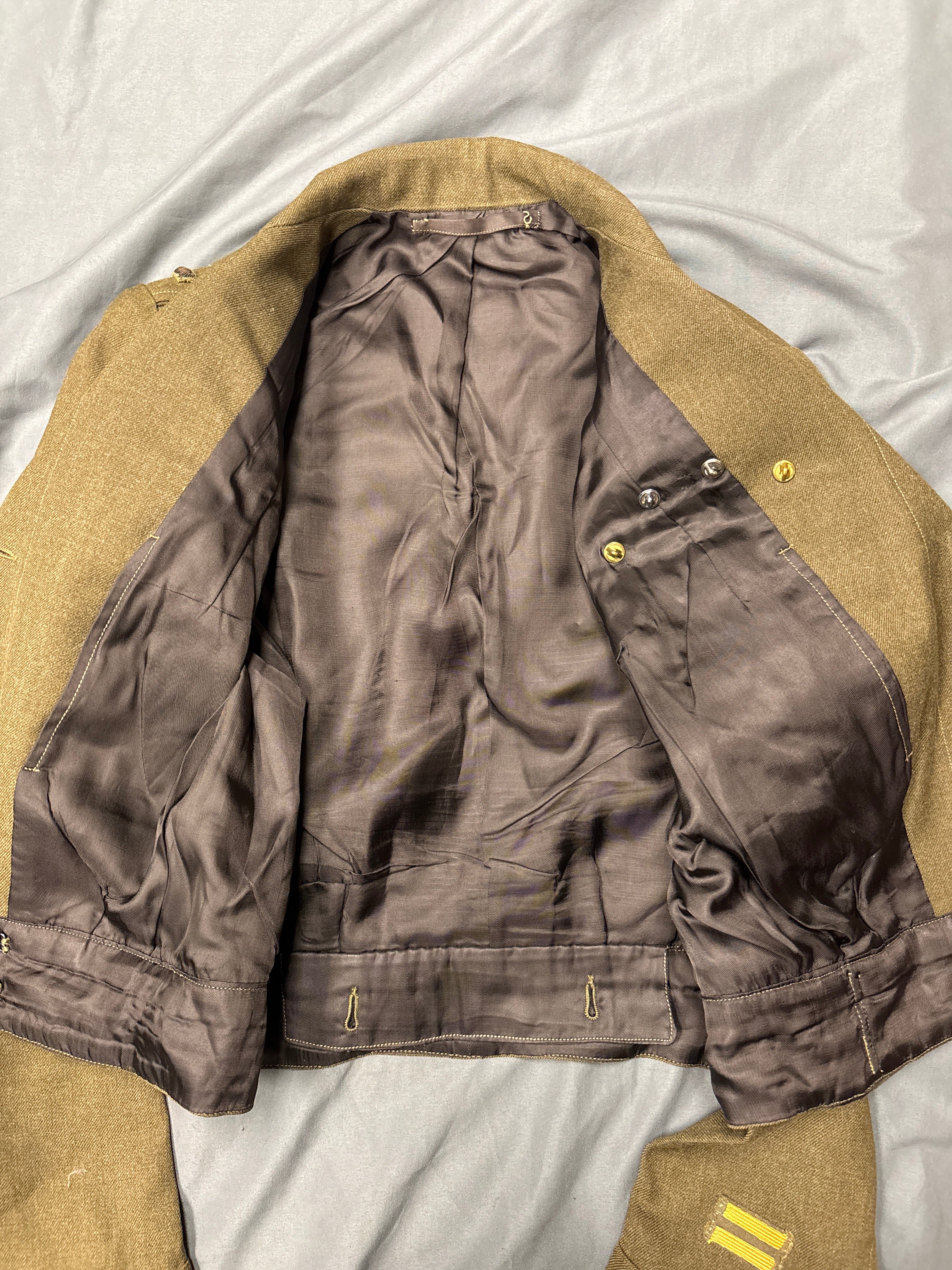 WWII US FLIGHT NURSE BRITISH MADE ETO JACKET WITH BULLION — image 5