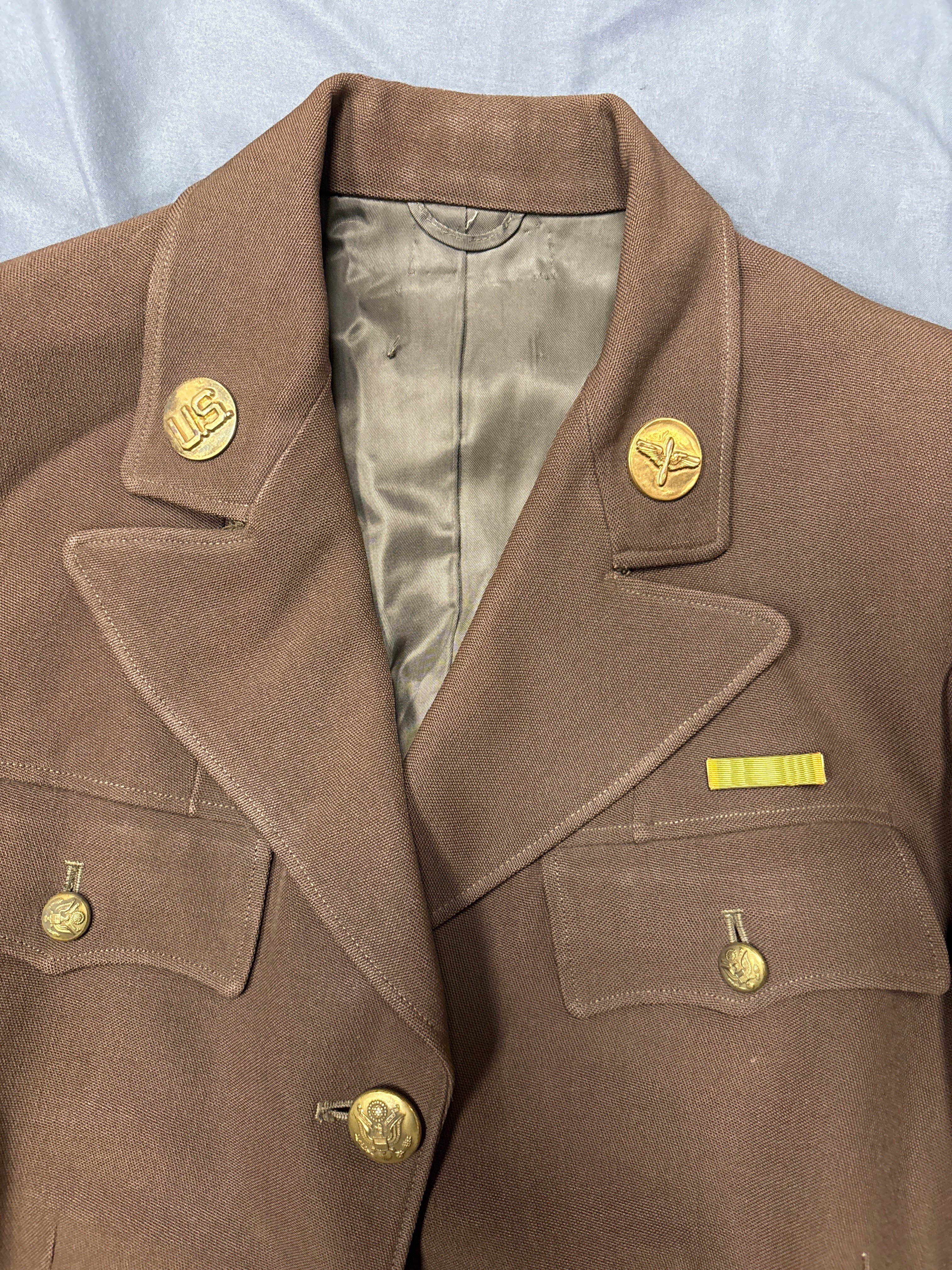 WWII CHOCOLATE 8TH AIR FORCE ENLISTED WAC UNIFORM — image 2