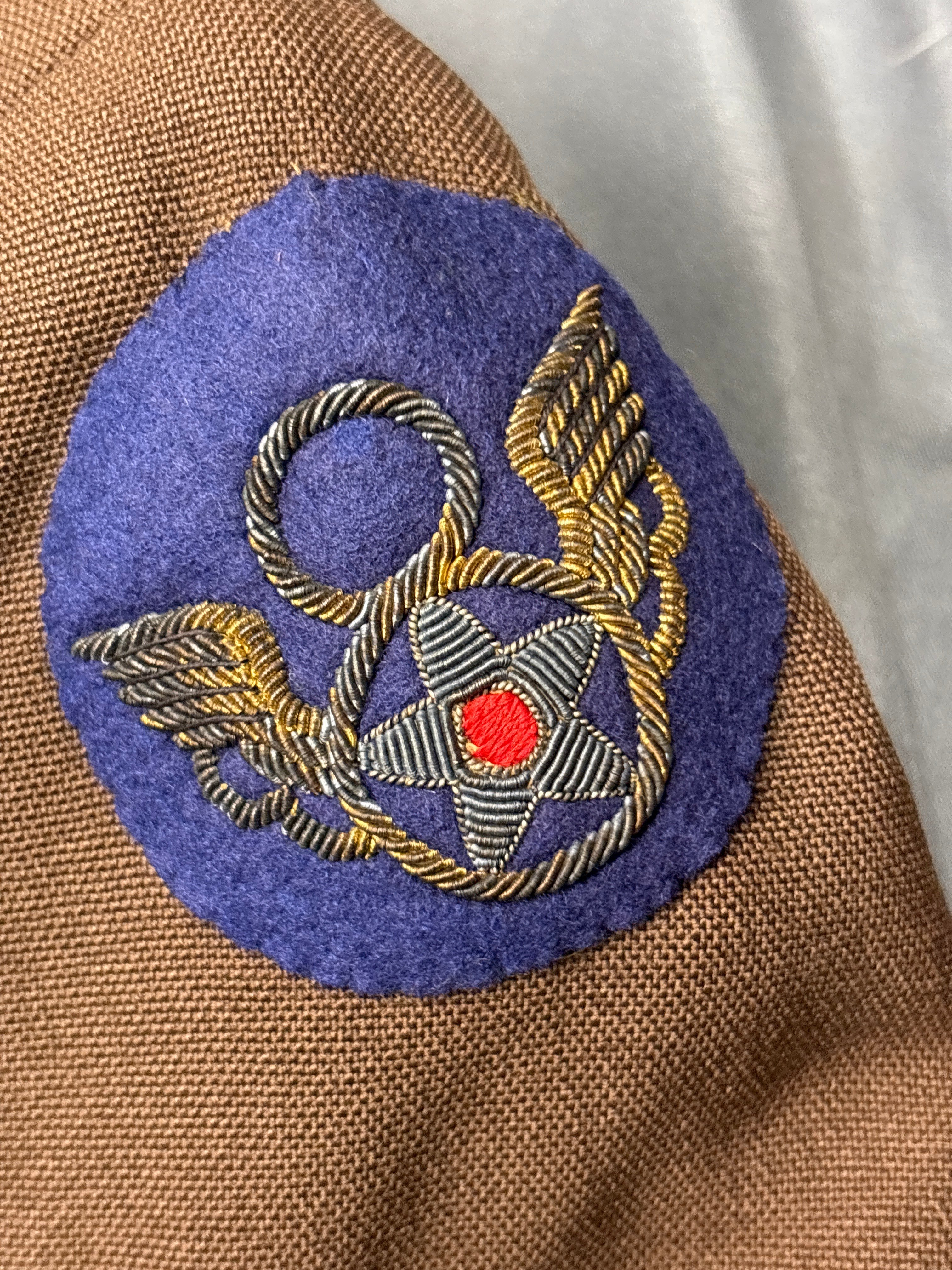 WWII CHOCOLATE 8TH AIR FORCE ENLISTED WAC UNIFORM — image 3
