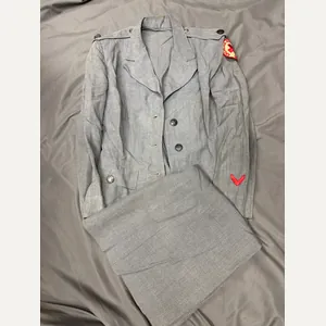 WWII AMERICAN RED CROSS SUMMER WEIGHT GREY UNIFORM SIZE 18