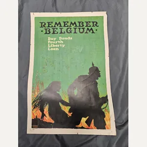 WWI 'REMEMBER BELGIUM 🇧🇪' POSTER