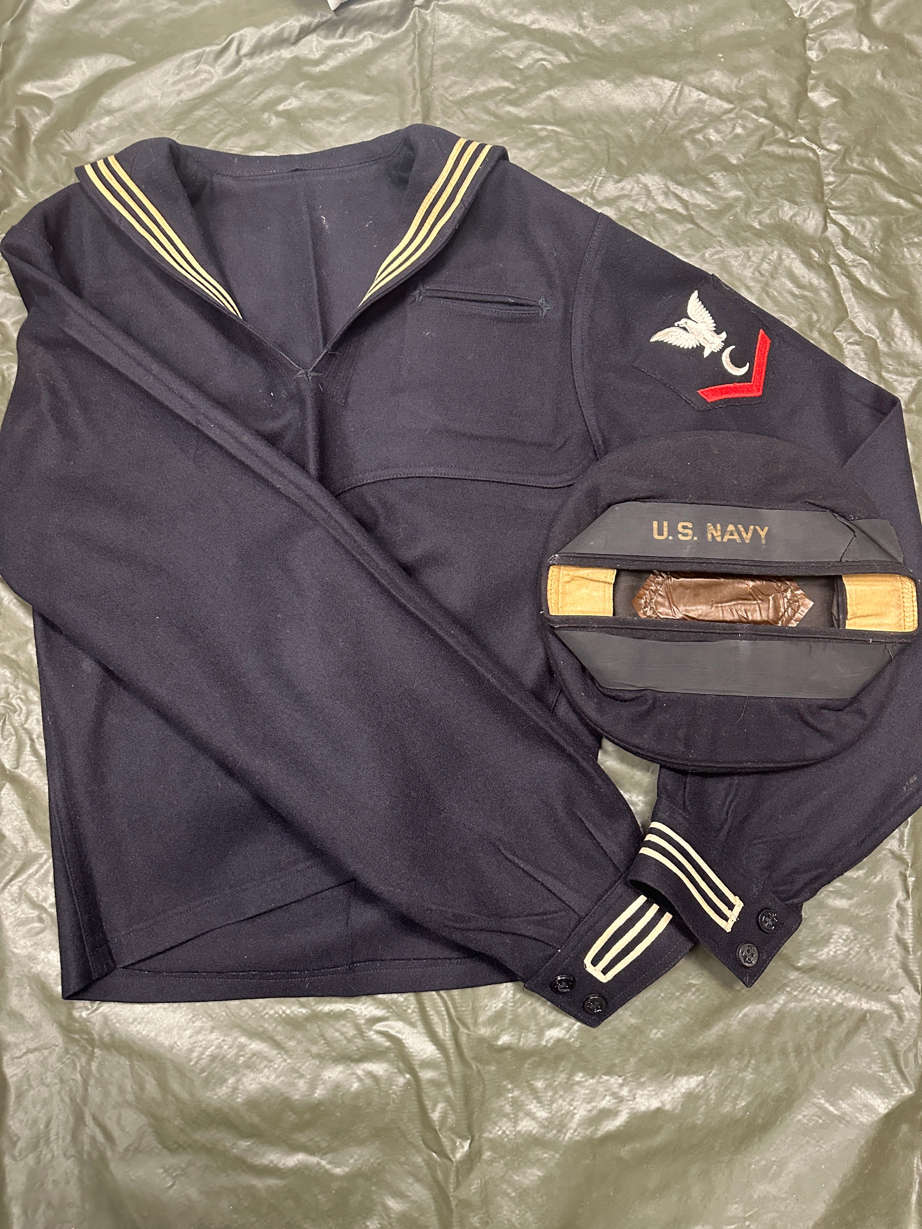 WWII US ADMIRALTY ISLANDS NAVY COOK GROUPING — image 6