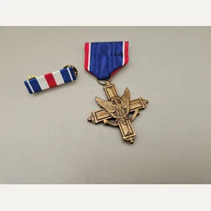 US Army Military Medal Distinguished Service Cross with ribbon