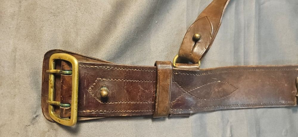 WWI US Officer Sam Brown Belt — image 9