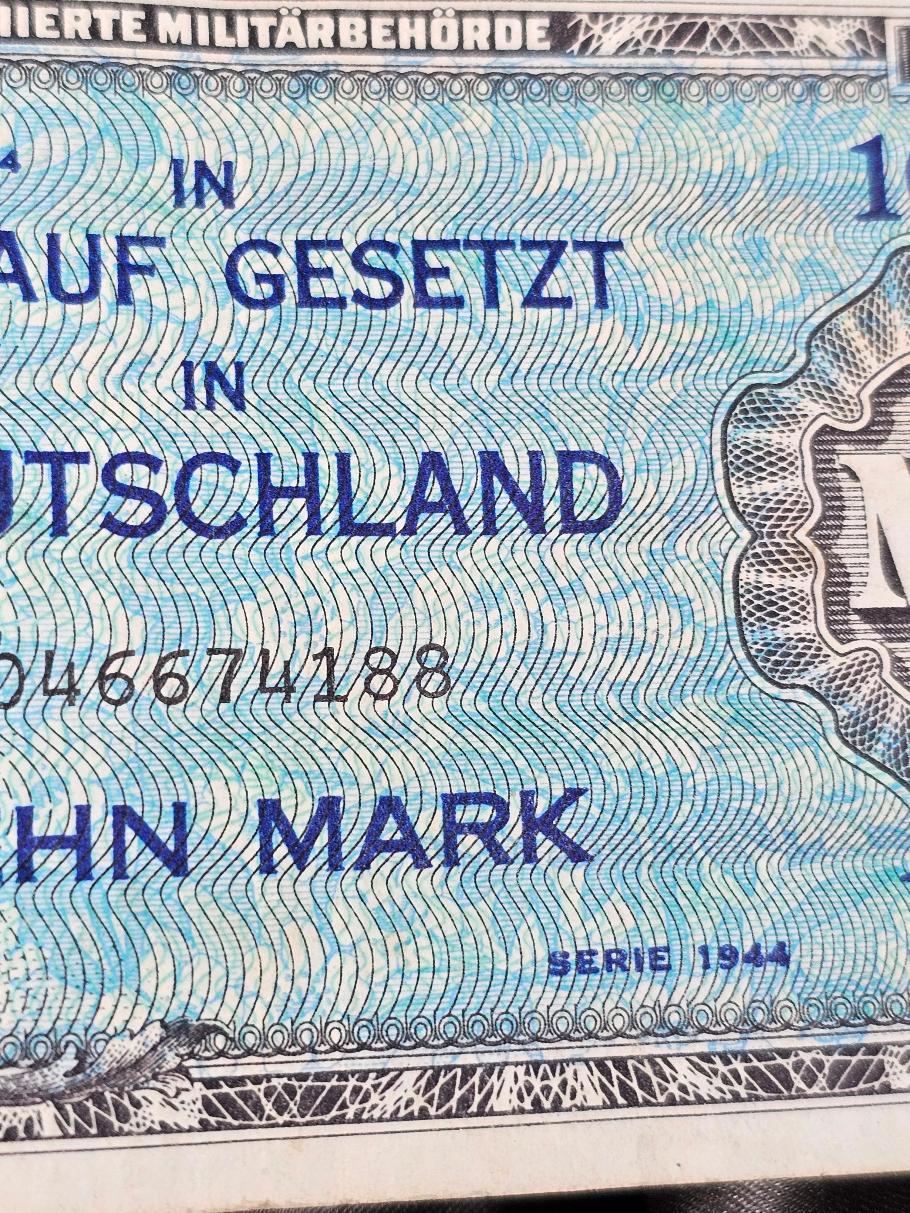 WWII OCCUPATION GERMAN MONEY — image 3