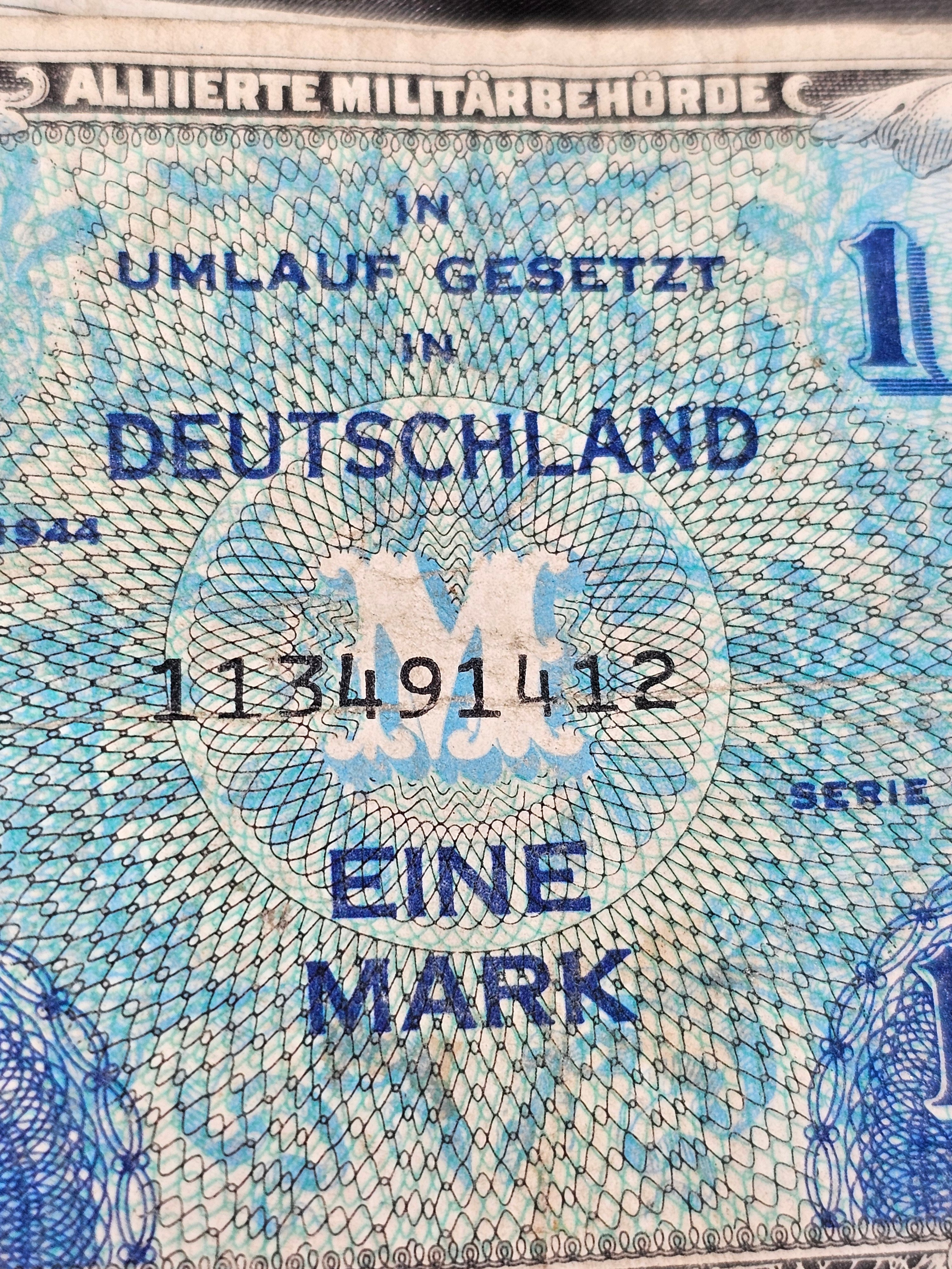 WWII OCCUPATION GERMAN MONEY — image 4