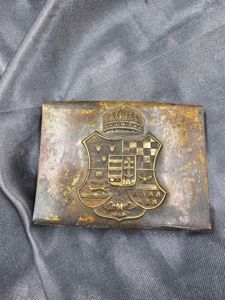 PRE-WWI AUSTRIAN HUNGARIAN OFFICER BELT BUCKLE