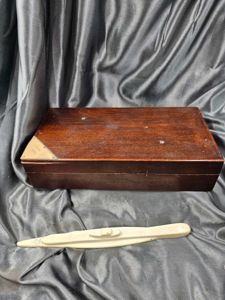 1950's SOVIET NAVY BOX WITH SUBMARINE