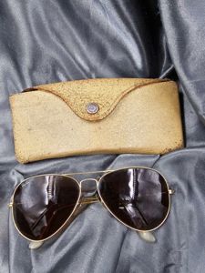 1950's RAYBAN AVIATOR 14k GOLD SUNGLASSES