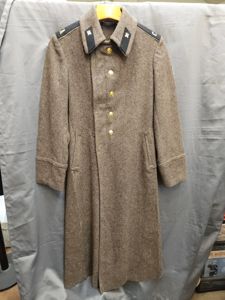 Cold War Era Soviet Wool Overcoat