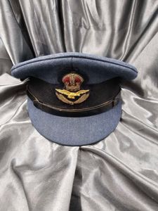 WWII ROYAL CANADIAN AIR FORCE VISOR CAP SIZE 7 1/2