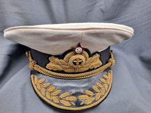 Soviet Cold War Naval Admiral's Visor Hat