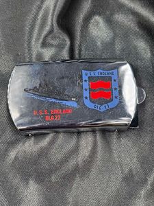 NAVY USS ENGLAND ZIPPO BELT BUCKLE