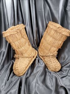 WWII ERA WINTER JAPANESE WOVEN BOOTS