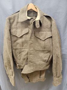 WWII CANADIAN BATTLE DRESS AND TROUSERS
