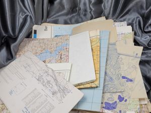 PRE-WWII ARTILLERY FIELD MAPS FRANCE & GERMANY