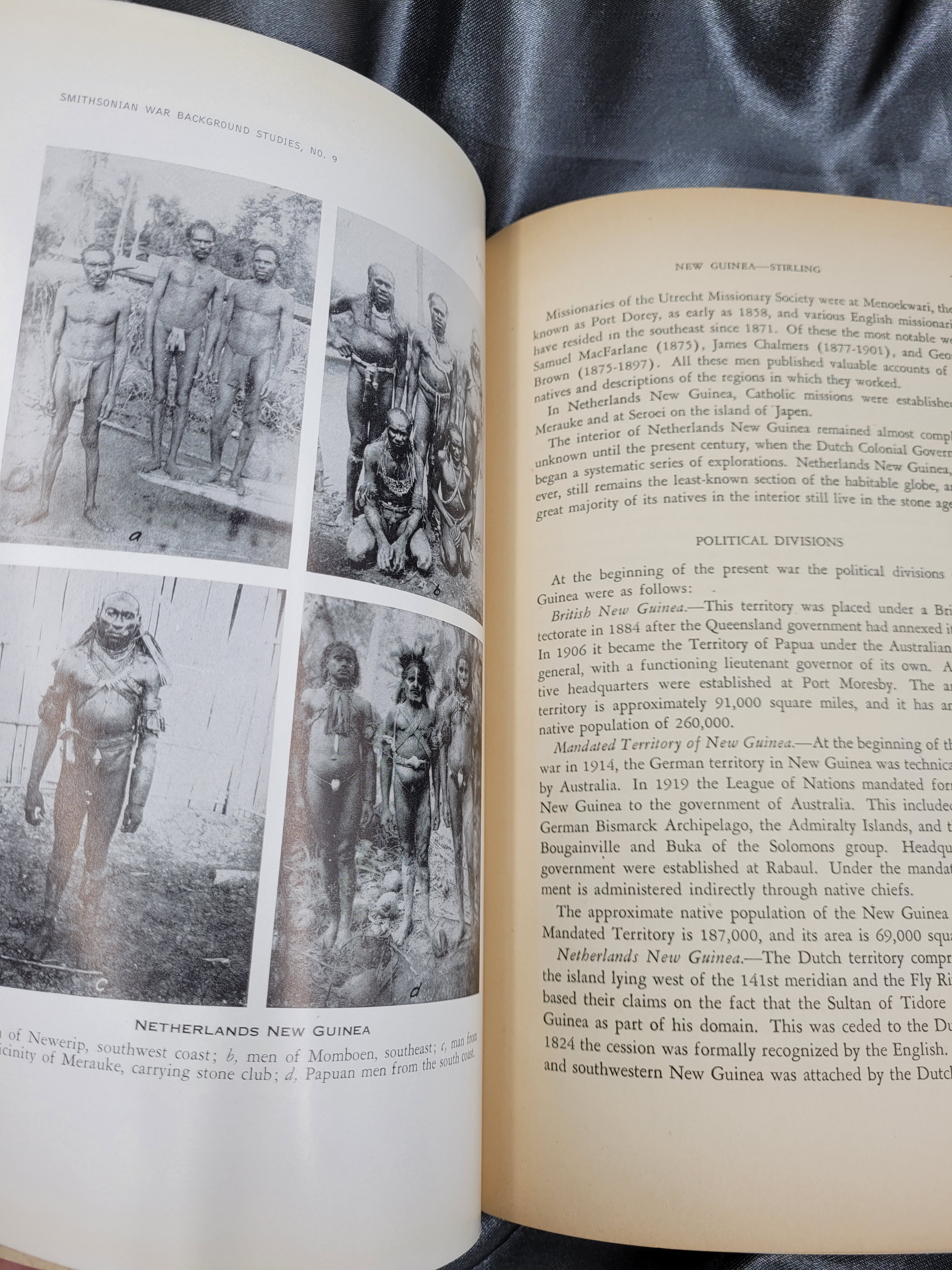 WWII ERA SMITHSONIAN PEOPLES OF NEW GUINEA MANUAL — image 3