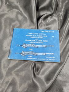 MACHINE GUN OPERATORS MANUAL